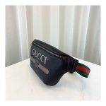 Gucci Print Leather Belt Bag 493869