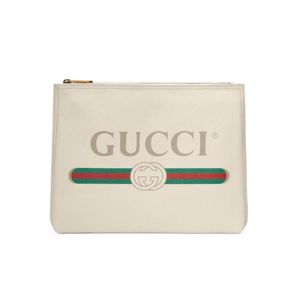 Gucci Print Leather Medium Portfolio 500981