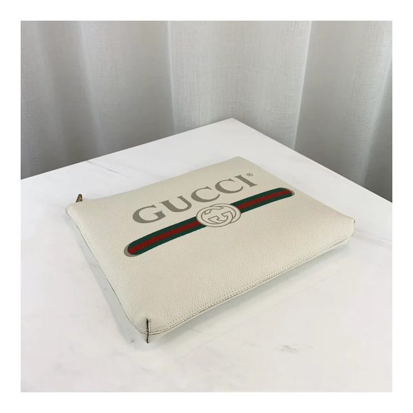 Gucci Print Leather Medium Portfolio 500981