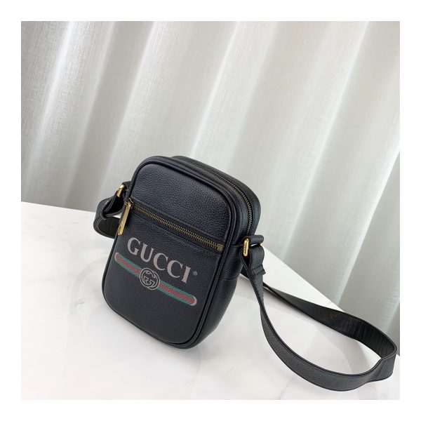 Gucci Print Leather Shoulder Bag 574803