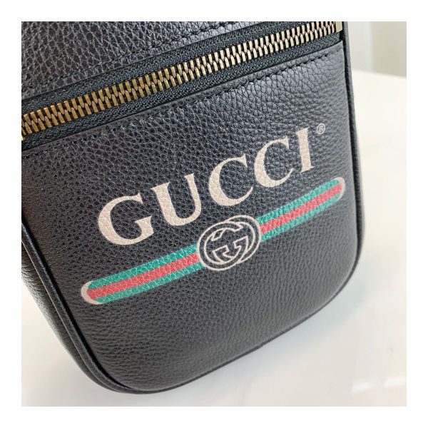 Gucci Print Leather Shoulder Bag 574803