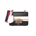 Gucci Queen Margaret Shoulder Bag 476542 Black/White