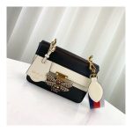 Gucci Queen Margaret Shoulder Bag 476542 Black/White