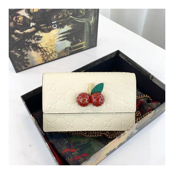 Gucci Signature Mini Bag With Cherries 481291