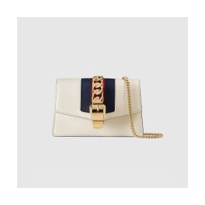 Gucci Sylvie Leather Super Mini Bag 494646