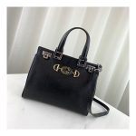 Gucci Zumi Grainy Leather Small Top Handle Bag 569712