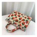 Gucci Zumi Strawberry Print Medium Top Handle Bag 564714