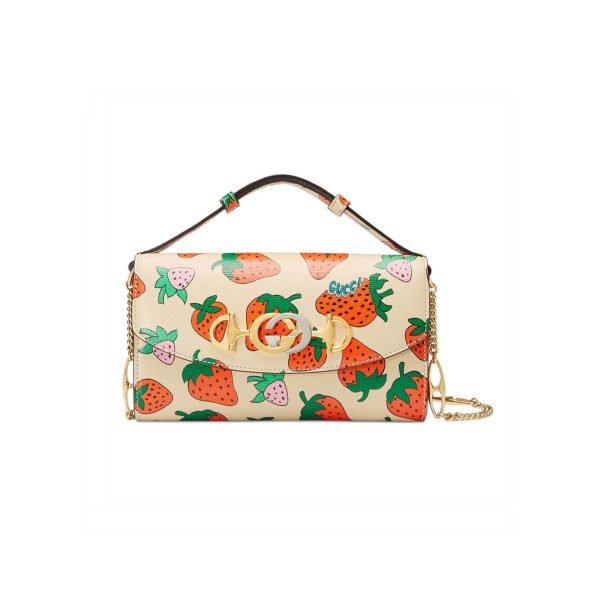 Gucci Zumi Strawberry Print Mini Bag 564718