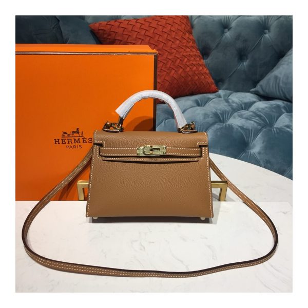 Hermes Kelly Bag 19cm in Epsom Leather