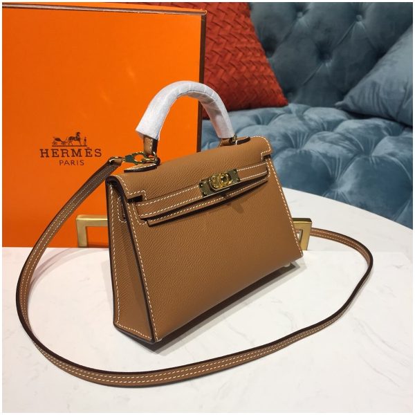 Hermes Kelly Bag 19cm in Epsom Leather