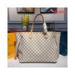 Louis Vuitton Damier Azur Canvas Neverfull GM N41360 Beige