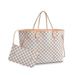 Louis Vuitton Damier Azur Canvas Neverfull GM N41604 Pink