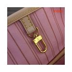 Louis Vuitton Damier Azur Canvas Neverfull MM N41605 Pink