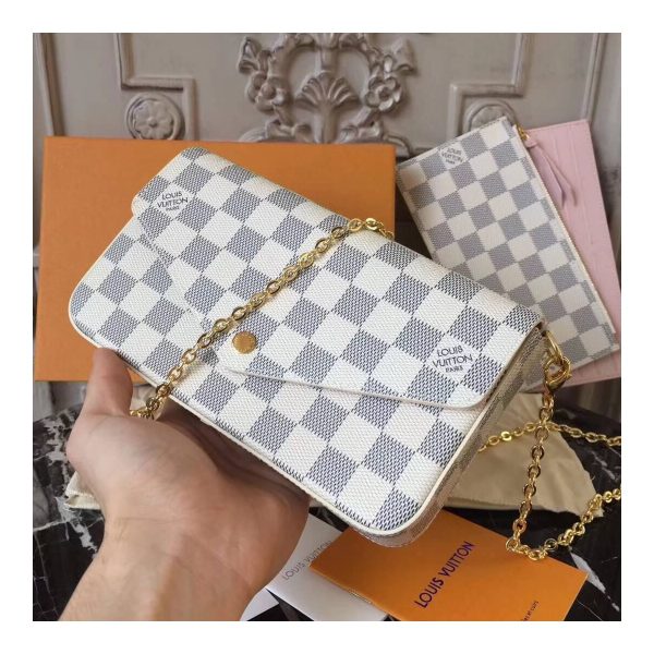 Louis Vuitton Damier Azur Canvas Pochette Felicie N63106