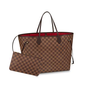 Louis Vuitton Damier Canvas Neverfull GM N41357 Red