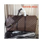 Louis Vuitton Damier Ebene Canvas Keepall Bandouliere 45 N41428