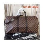 Louis Vuitton Damier Ebene Canvas Keepall Bandouliere 45 N41428