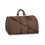 Louis Vuitton Damier Ebene Canvas Keepall Bandouliere 55  N41414