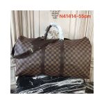 Louis Vuitton Damier Ebene Canvas Keepall Bandouliere 55  N41414