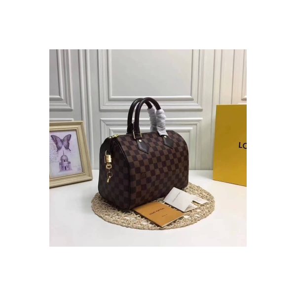 Louis Vuitton Damier Ebene Canvas Speedy 25 N41365