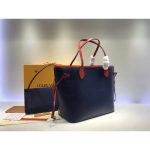 Louis Vuitton Blue Epi Leather Neverfull MM M54270