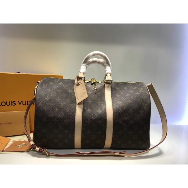 Louis Vuitton Monogram Canvas Keepall Bandouliere 45  M41418