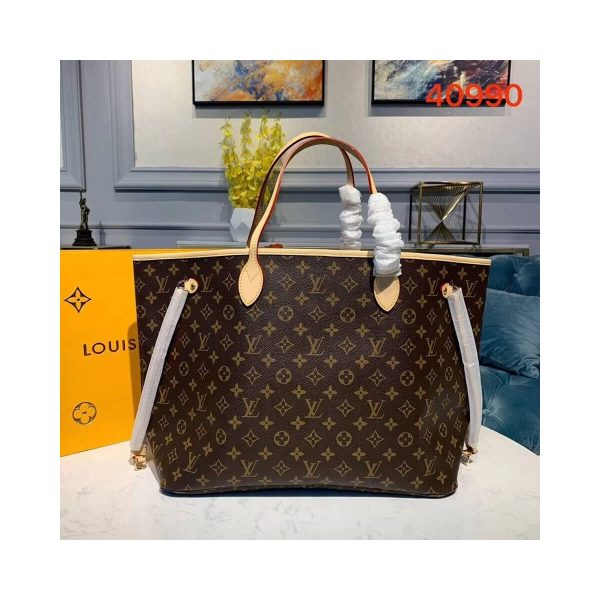 Louis Vuitton Monogram Canvas Neverfull GM M40990 Beige