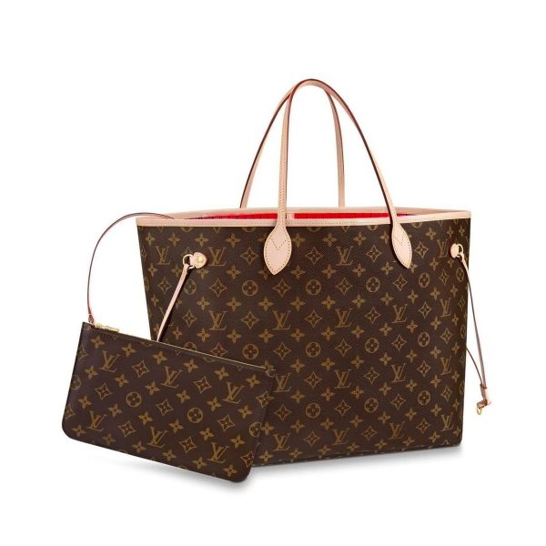 Louis Vuitton Monogram Canvas Neverfull GM M40991 Red