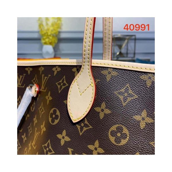 Louis Vuitton Monogram Canvas Neverfull GM M40991 Red