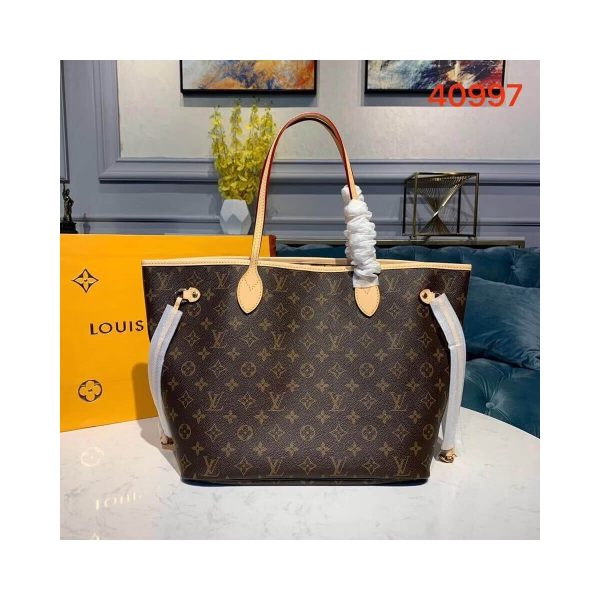 Louis Vuitton Monogram Canvas Neverfull MM M40997 Yellow