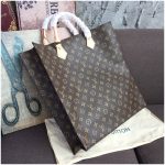 Louis Vuitton Monogram Canvas Sac Plat Tote Bag M51140