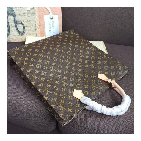 Louis Vuitton Monogram Canvas Sac Plat Tote Bag M51140