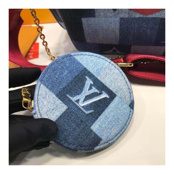 Louis Vuitton Monogram Denim Canvas Multi Pochette Accessoires M44990