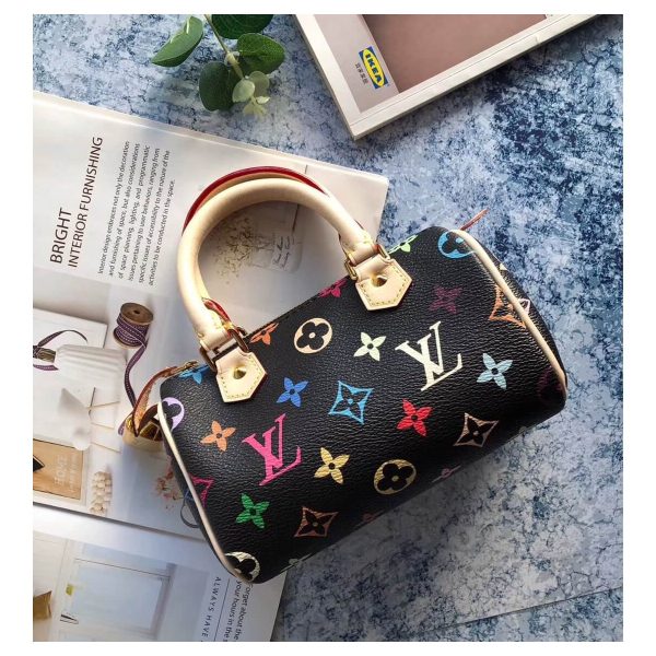 Louis Vuitton Monogram Multicolor Mano Speedy M92644 M92645