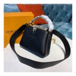 Louis Vuitton Taurillon And Python Leather Capucines Mini N97075