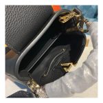 Louis Vuitton Taurillon And Python Leather Capucines Mini N97075