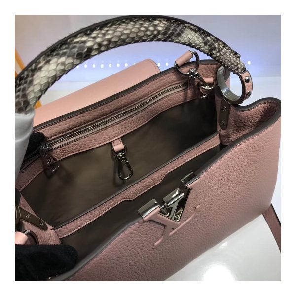 Louis Vuitton Taurillon Leather And Python Capucines BB N92039