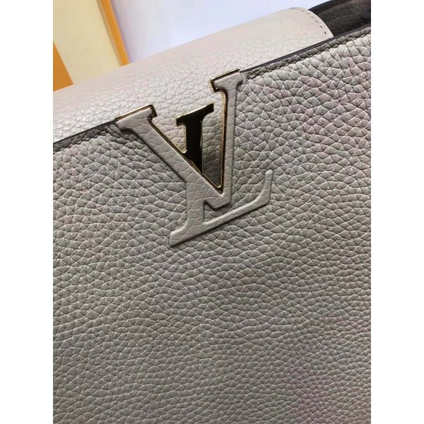 Louis Vuitton Taurillon Leather And Python Capucines MM N91711