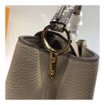 Louis Vuitton Taurillon Leather And Python Capucines MM N91711