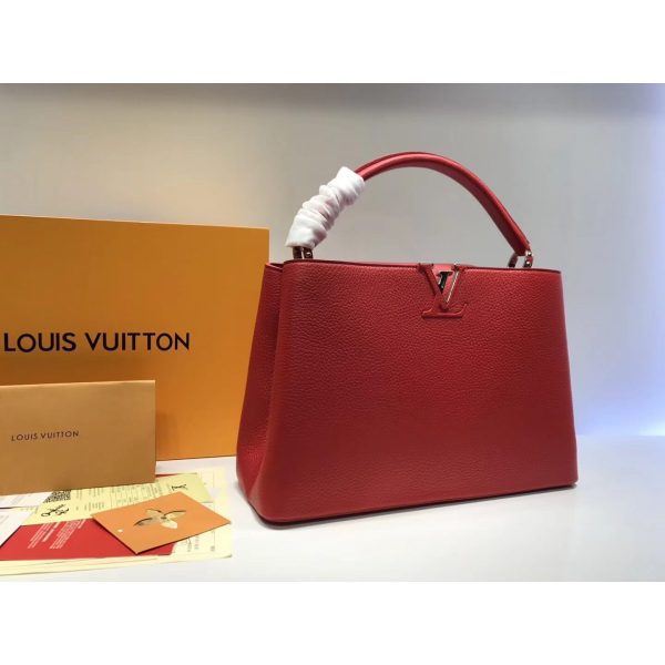 Louis Vuitton Taurillon Leather Capucines MM M48864