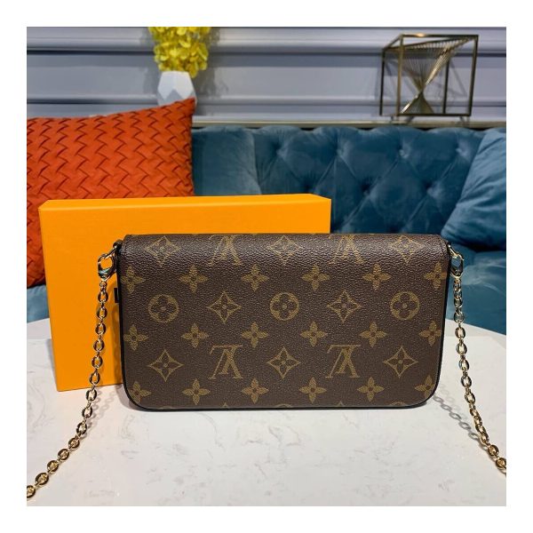 Louis Vuitton Troy Print Pochette Felicie M61276