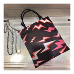 Prada Lightning Print Nylon Handbag 1BA252