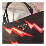 Prada Lightning Print Nylon Handbag 1BA252