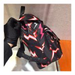 Prada Lightning Print Nylon Small Backpack 1BZ677