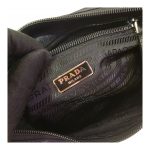 Prada Nylon Hobo Bag With Leather And Studs 1BC087