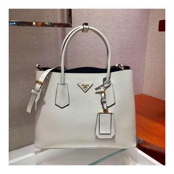 Prada Saffiano Leather Double Bag 1BG775