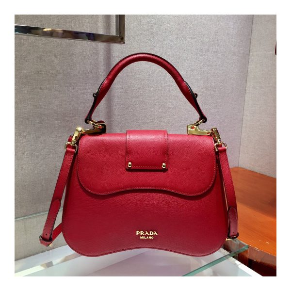 Prada Saffiano Leather Medium Sidonie Bag 1BN005