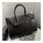 Saint Laurent Baby Sac De Jour Souple Duffle Bag In Moroder Leather 491715