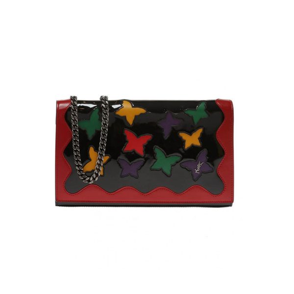 Saint Laurent Embellished Wallet On Chain 515271