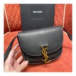 Saint Laurent Kaia YSL-Plaque Mini Leather Satchel 623097